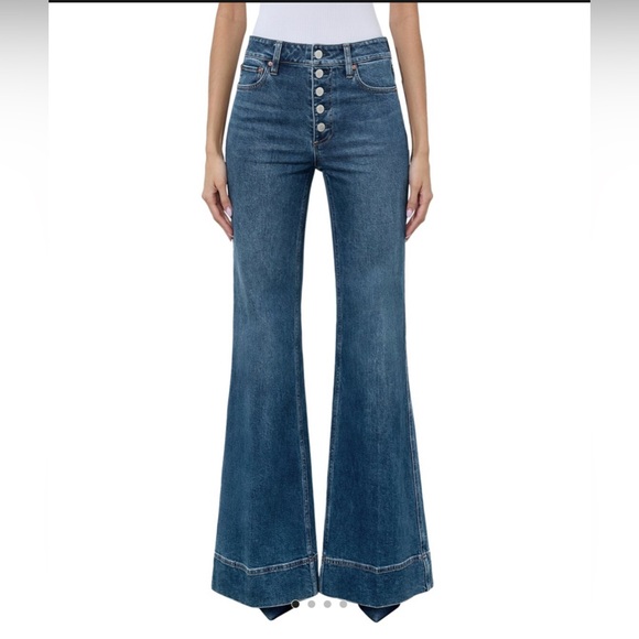 Alice + Olivia Denim - alice + olivia Missa Mr. Wide Leg Jean,Size 26